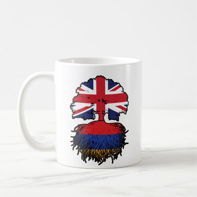 Armenia Armenian British UK United Kingdom Britain Coffee Mug (Left)