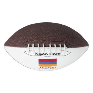 Armenia Armenian Flag Black Personalisation American Football