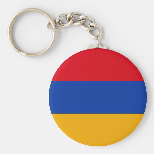Armenia (Armenian) Flag Key Ring (Front)
