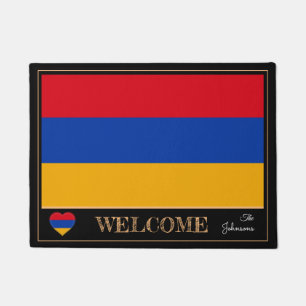 Armenia & Armenian Flag mats /sports Welcome