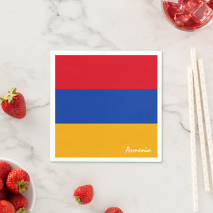 Armenia & Armenian Flag party fashion /sports fans Napkin
