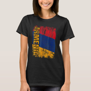 ARMENIA   Big Flag Vintage Distressed ARMENIA T-Shirt