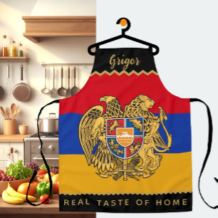 Armenia Chefs Apron, Kitchen, Armenian Flag Apron