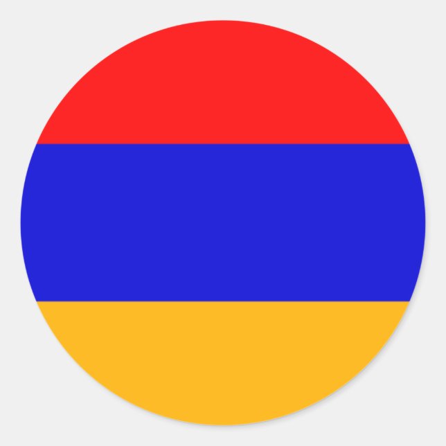 Armenia Classic Round Sticker (Front)