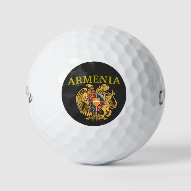 Armenia Coat of Arms Golf Balls (Front)