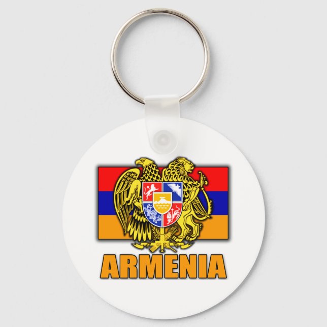 Armenia Coat of Arms Key Ring (Front)