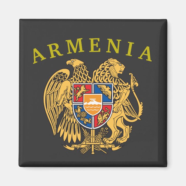 Armenia Coat of Arms Magnet (Front)