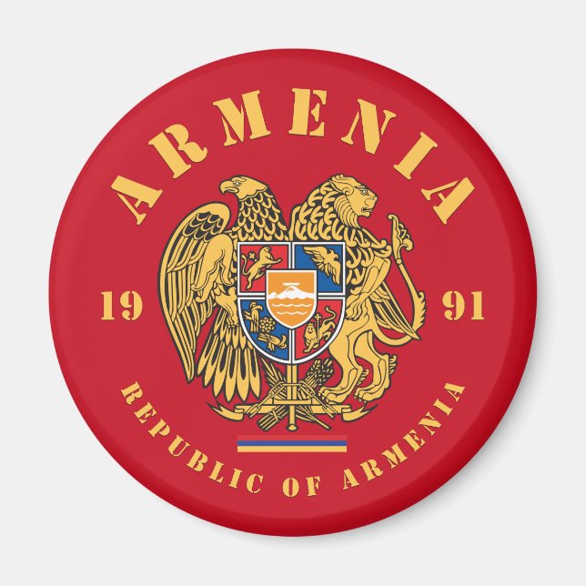 Armenia Coat of Arms Magnet (Front)