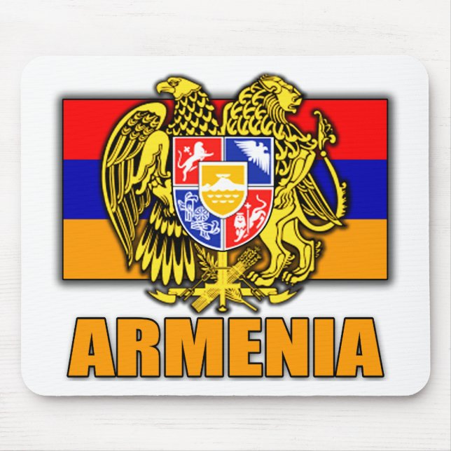 Armenia Coat of Arms Mouse Mat (Front)