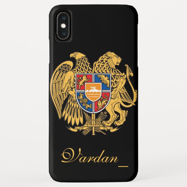 Armenia Coat of Arms Personalised Case-Mate iPhone Case (Back)