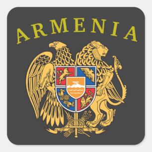 Armenia Coat of Arms Sticker