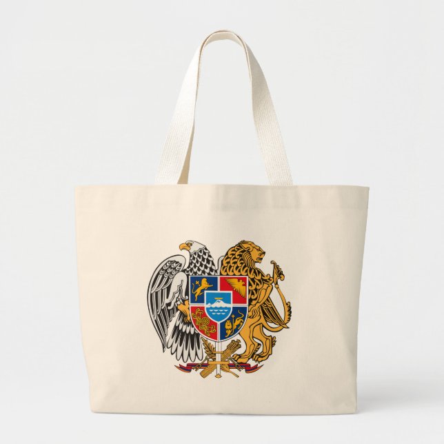 Armenia Coat of Arms Tote Bag (Front)