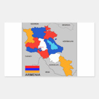 armenia country political map flag