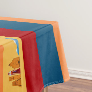 Armenia Custom Cotton Tablecloth, 52"x70" Tablecloth