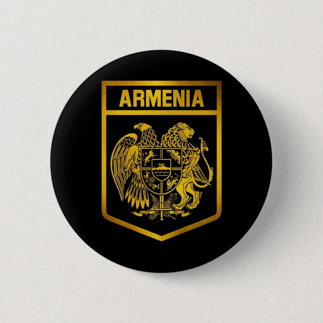 Armenia Emblem 6 Cm Round Badge (Front)
