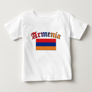 Armenia Flag 3 Colour Baby T-Shirt