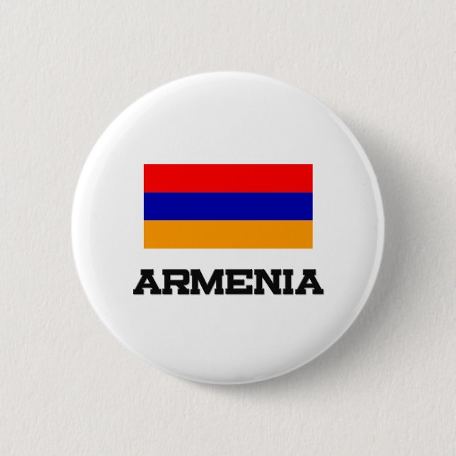 Armenia Flag 6 Cm Round Badge (Front)
