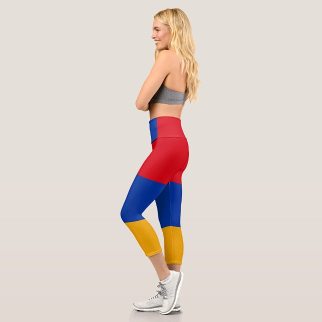 Armenia Flag Capri Leggings (Left)