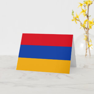 Armenia Flag Card