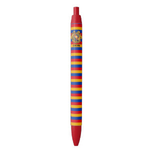 Armenia Flag Cute Patriotic Black Ink Pen