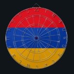 Armenia Flag Dartboard<br><div class="desc">Armenia Flag</div>