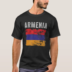 Armenia Flag Distressed Men Women Kids Armenian T-Shirt