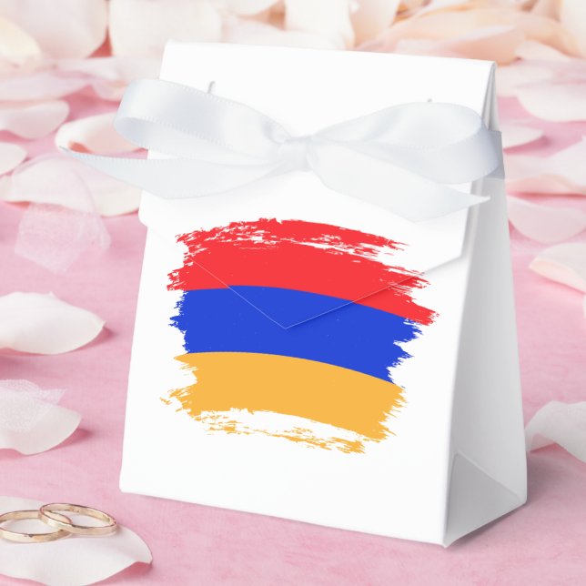 Armenia flag favour box (Wedding)
