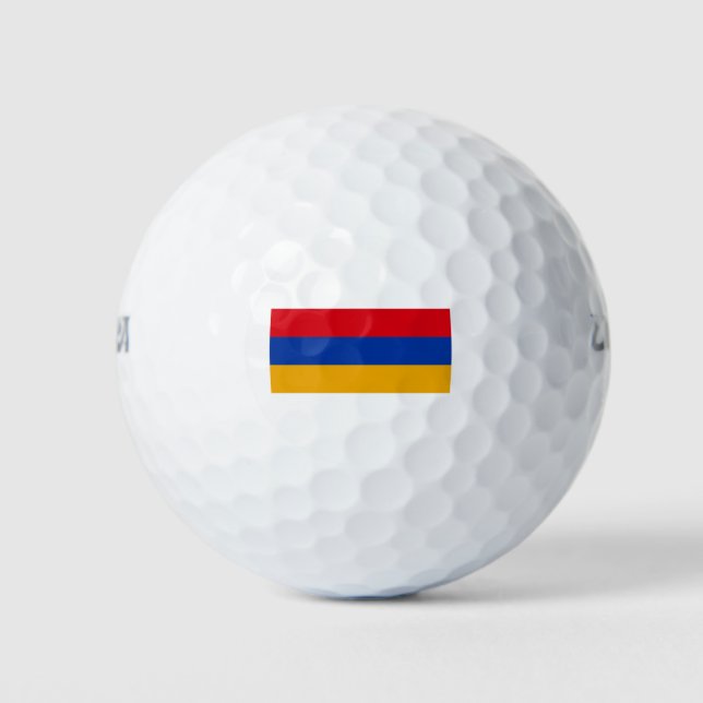 Armenia Flag Golf Balls (Front)