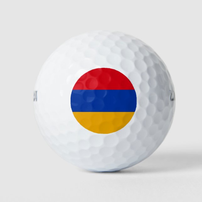 Armenia Flag Golf Balls (Front)