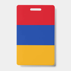 Armenia Flag ID Badge