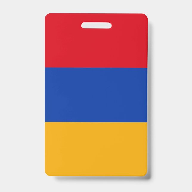Armenia Flag ID Badge (Front)