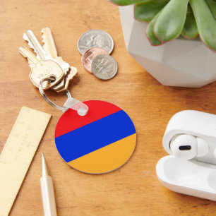 Armenia flag key ring