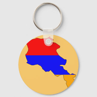 Armenia flag map key ring