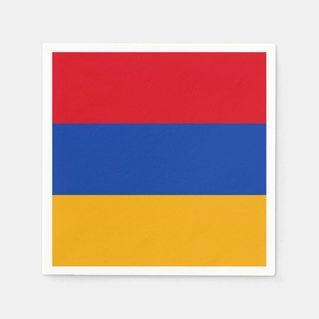 Armenia Flag Napkin (Front)