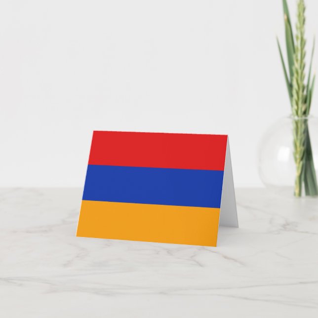Armenia Flag Notecard (Front)