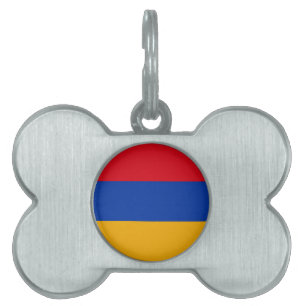 Armenia Flag Pet Name Tag