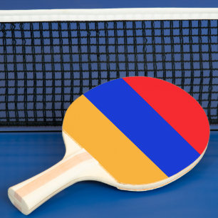 Armenia flag ping pong paddle
