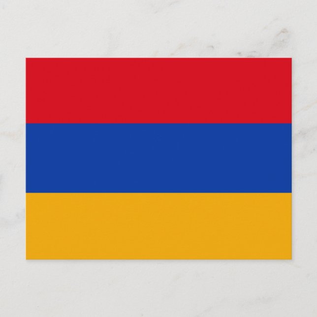 Armenia Flag Postcard (Front)