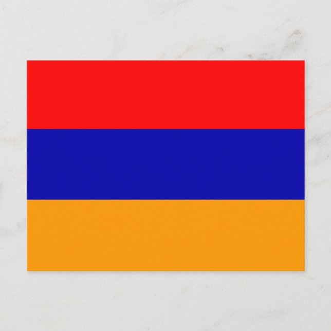 Armenia Flag Postcard (Front)