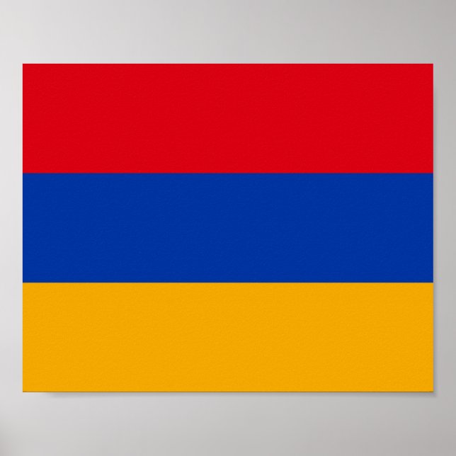Armenia Flag Poster (Front)