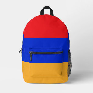 Armenia flag printed backpack