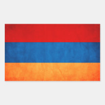 Armenia Flag Rectangle Sticker