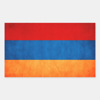Armenia Flag Rectangle Sticker