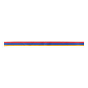 Armenia Flag Ribbon Satin Ribbon