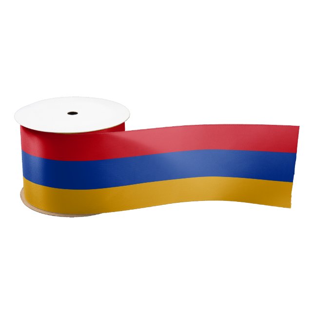 Armenia Flag Satin Ribbon (Spool)