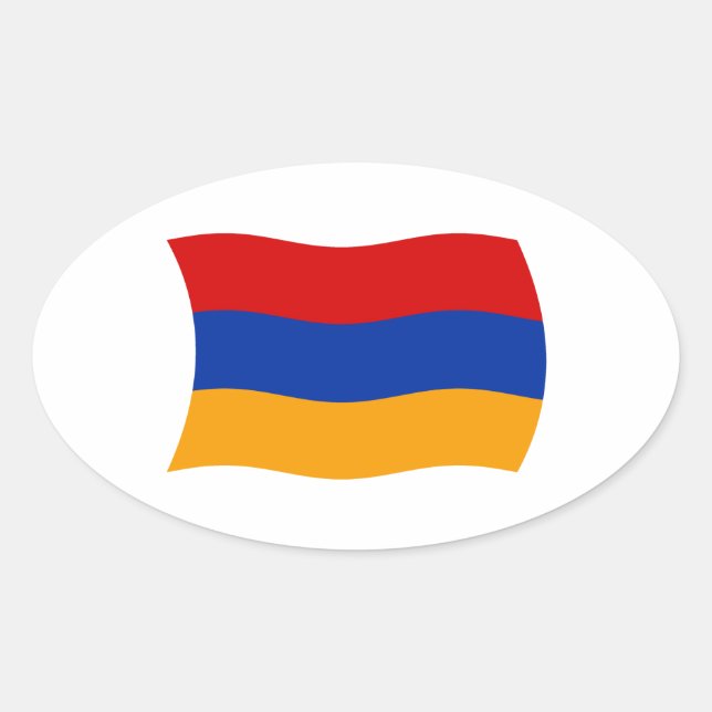 Armenia Flag Sticker (Front)