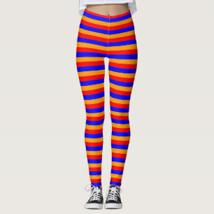 Armenia flag stripes country pattern symbol red bl leggings