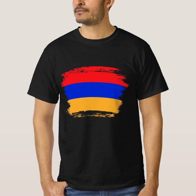 Armenia flag T-Shirt (Front)
