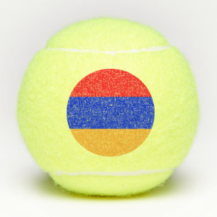 Armenia flag tennis balls