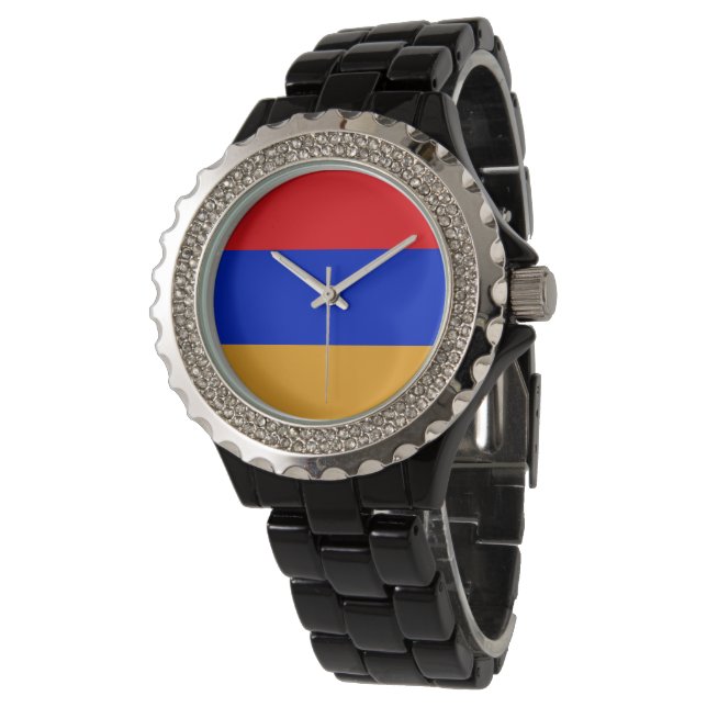 Armenia flag watch (Angled)